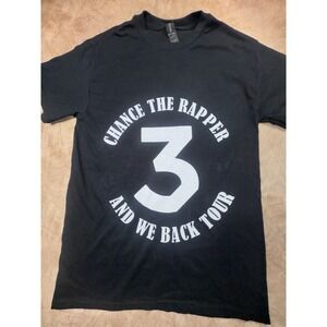 Chance The Rapper Hip Hop Rap And We Back World Tour Concert Black Tshirt Small